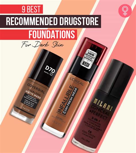 best drugstore makeup for dark skin|15 Best Foundations for Dark Skin Tones 2022 .